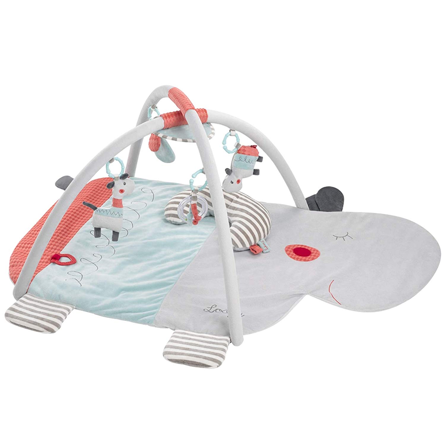 Fehn 3D Baby Play Gym with Beetle Motif Loopy & Lotta multicoloured