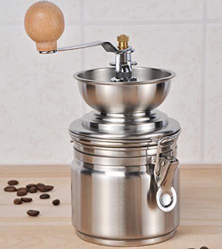 marion10020 Stainless Steel Coffee Grinder with Ceramic Cone Grinder Steel Coffee Mill Mill