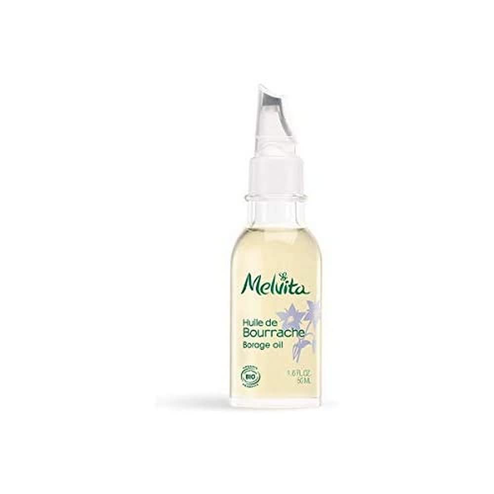 Melvita – Bio Borretschöl – Revitalisierend – 100 % natürlich – Bio-zertifiziert – Vegan – Flasche 50 ml