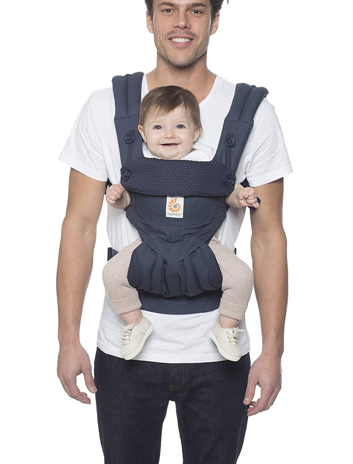 Ergobaby Baby Carrier Ergonomic 4-in-1 Baby Carrier for Baby Carrier up to 20 kg Premium cotton.
