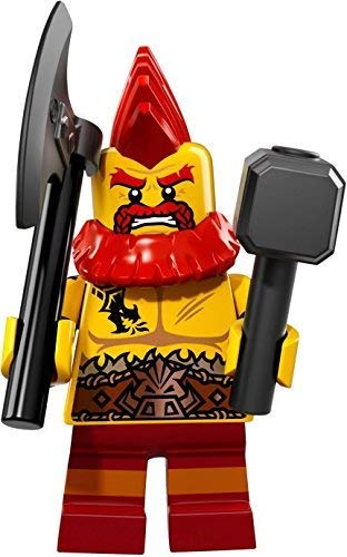 Lego Mini Figures – Series 17 – # 10 Fighter Gnome 71018 (Bagged)