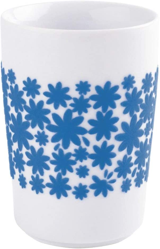 Kahla Touch! Five Senses Spring Motif Maxi Mug, Coffee Cup, Porcelain, Cyan Flowerpower, 350 ml, 394