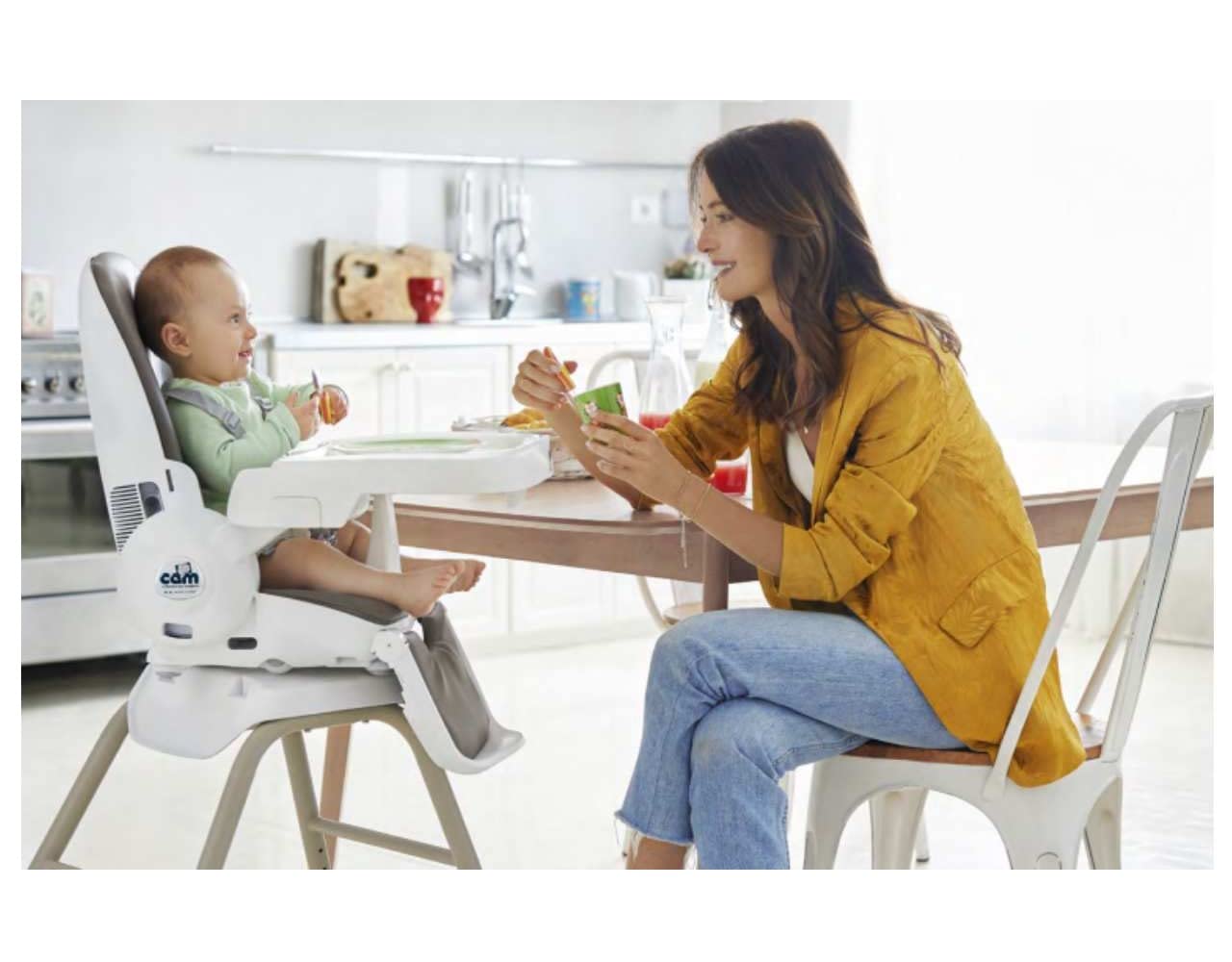 CAM Il Mondo del Bambino - art.S334/T218 Idea booster seat - made in Italy - perfect from 6 to 36 months - blue