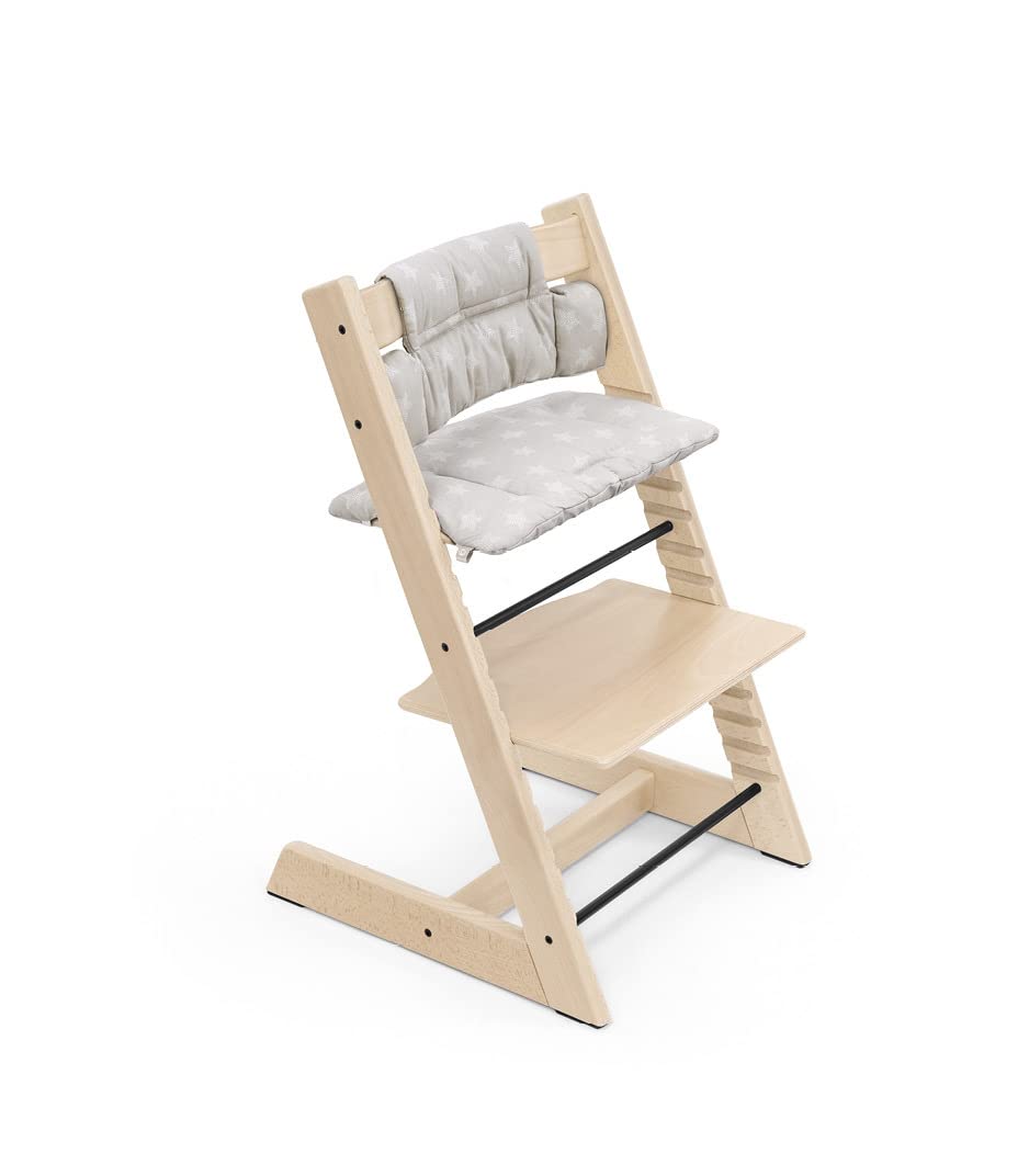 Stokke Tripp Trapp Classic Pillow - High Chair Cushion for Tripp Trapp - For Babies and Children - Stars Silver