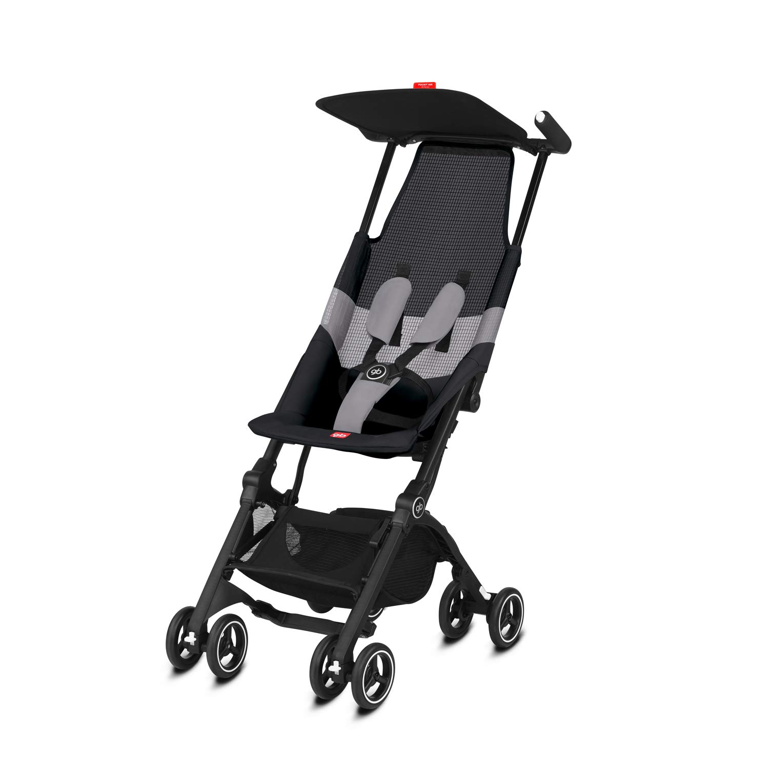 gb Gold Pockit Air All Terrain Buggy Ultra Compact 0-22 kg From Birth to Approx. 4 Years Velvet Black