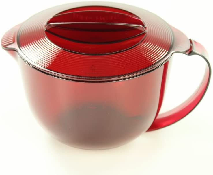 Tupperware 1 Litre Micro Plus Microwave Container Pot Red 9964