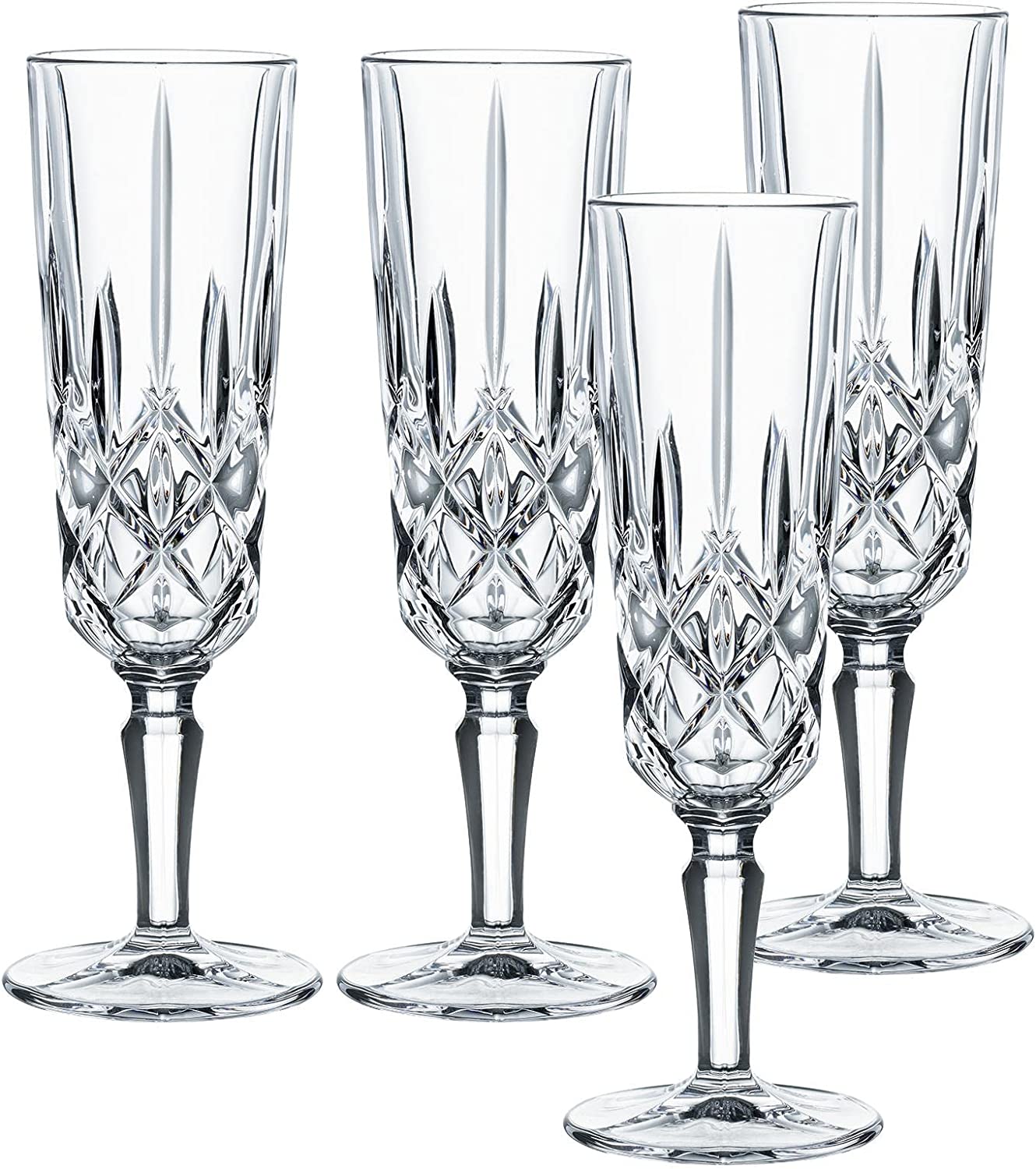 Spiegelau & Nachtmann Nachtmann Noblesse Champagne Glasses Set of 4 Made of Glass, Capacity Approx. ml