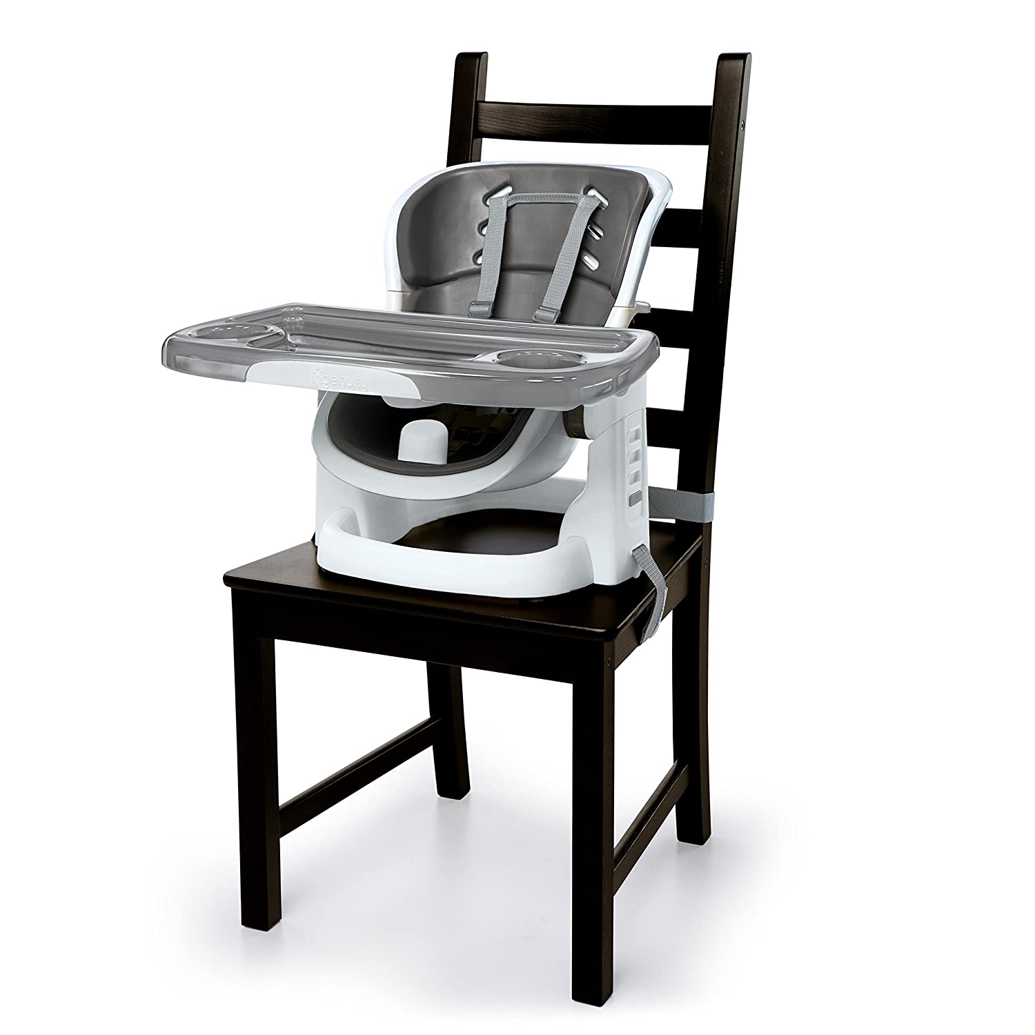 Ingenuity Benson High Chair and Booster Seat for Babies and Toddlers, Space Saving, Grows with the Child, Easy to Clean and Easy to Carry