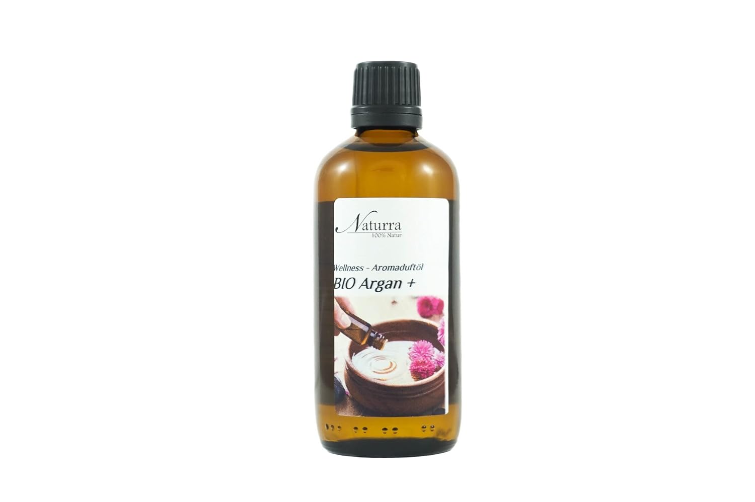 Naturra Wellnessöl Argan and choose your own Fragrance (Essential Oil) 100ml Glass