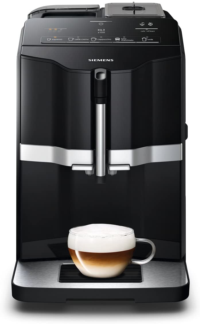 Siemens EQ.3 TI301509DE Fully Automatic Coffee Machine, 000, Black