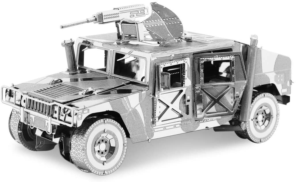 Fascinations Metal Earth Icx008 502892 Humvee Construction Toy 2 Metal Boar