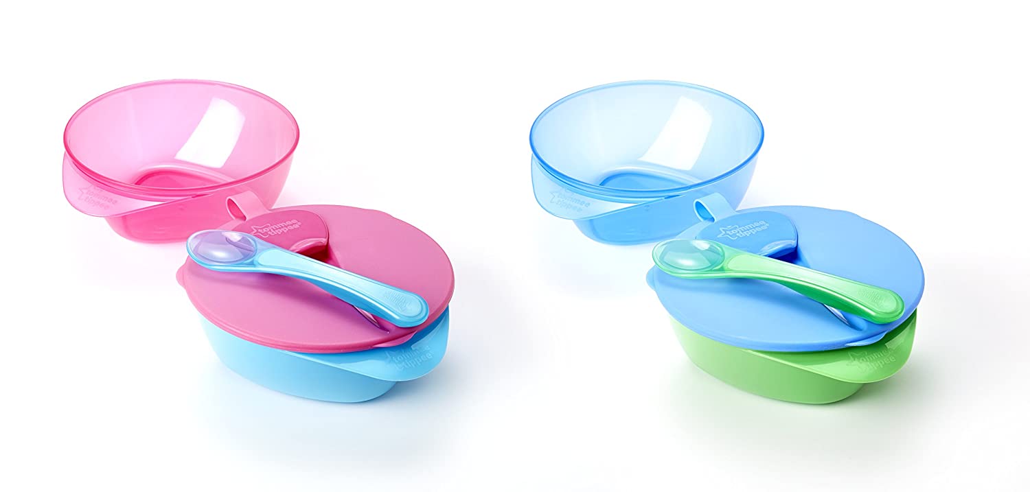Tommee Tippee Explora Stackable Bowls, Set of 2, Pink