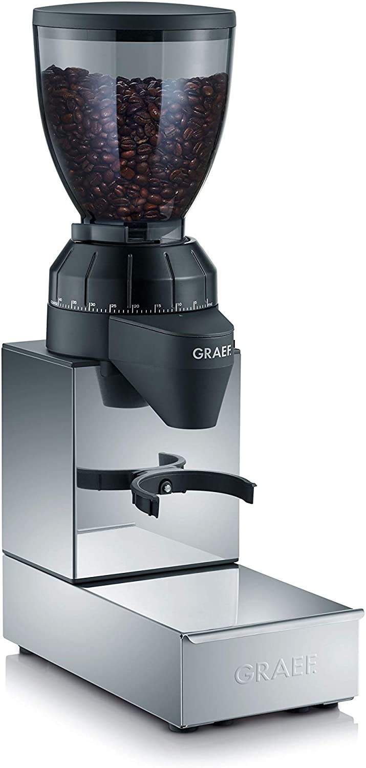 Graef CM850EU CM850EU Coffee Grinder Stainless Steel Black Steel Cone Grinder