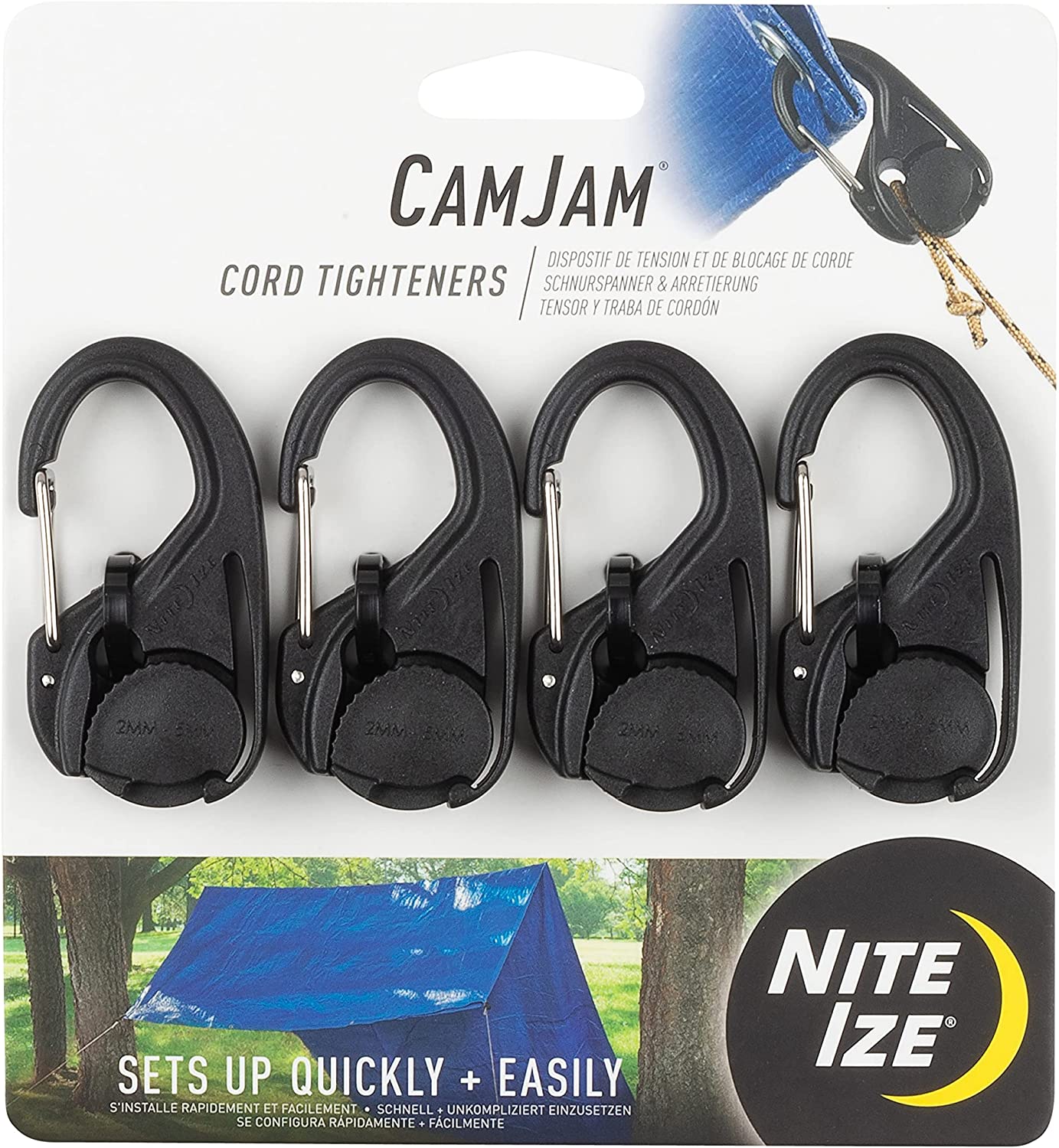 Unbekannt Nite Ize CamJam NCJ-01-4R3 Plastic Rope Tensioner