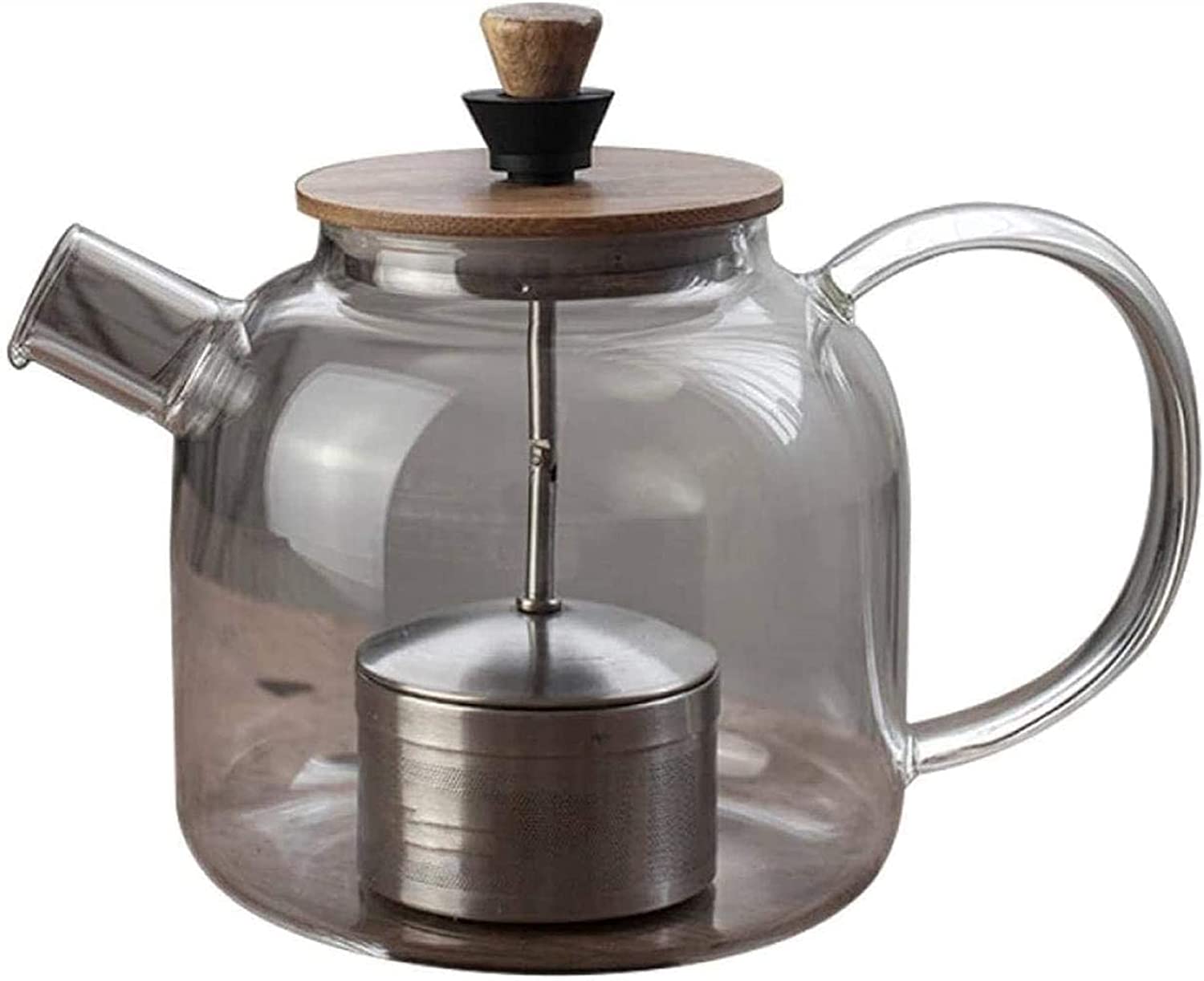 Teekannen Single Pot, Large Capacity Glass Filter Small Kettle Household Tea Maker, Electric Ceramic Cooker Uomun