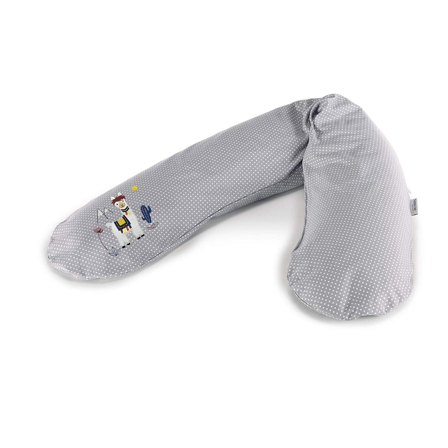 The Original Theraline Pregnancy and Breastfeeding Pillow Filled with Sand-Like Original Micro-Beads - Comes with Outer Cover,190 cm