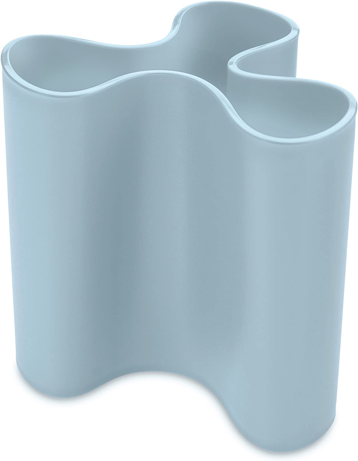 Koziol Clara M Vase 10.3 x 11.4 x 10.9 cm Plastic Powder Blue