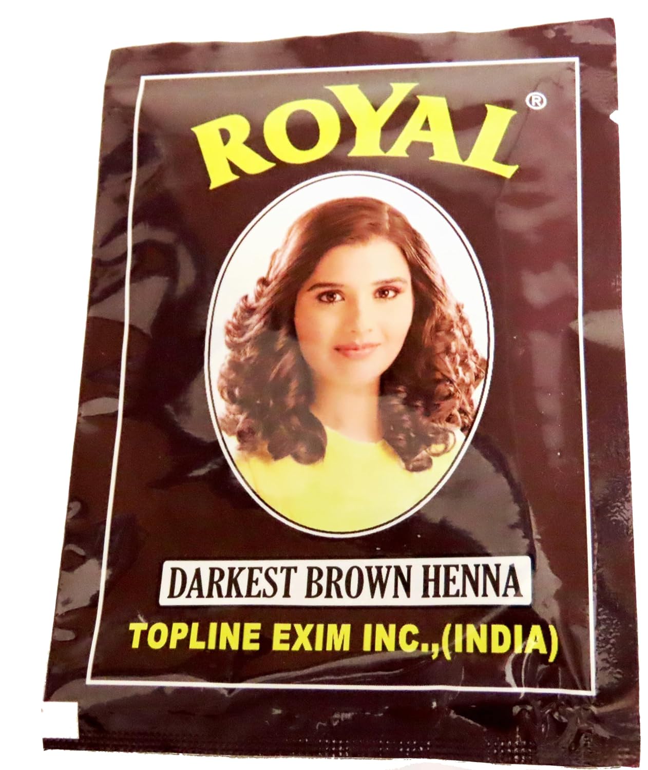 Henna Natural Royal Dark Brown, especially for brown hair, ideal for beards.