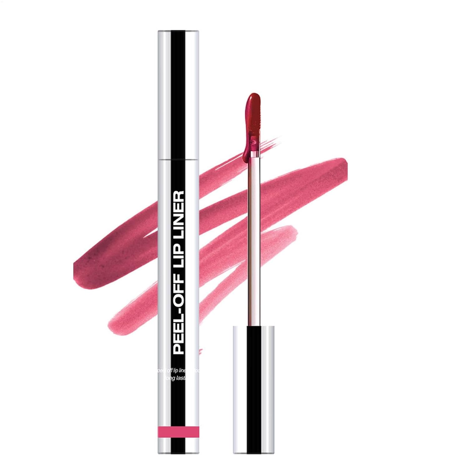Peel Off Lip Liner Lip Tint - Matte finish tattoo lip liner, long lasting, highly pigmented, smooth and smudgy formula Peel off the lip stones for women