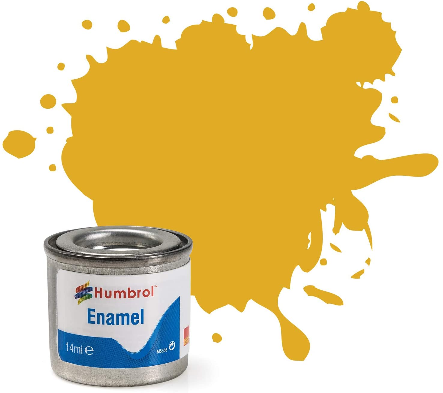 Humbrol 14 ml No. 1 TINLET Enamel Paint 16 (Gold Metallic)