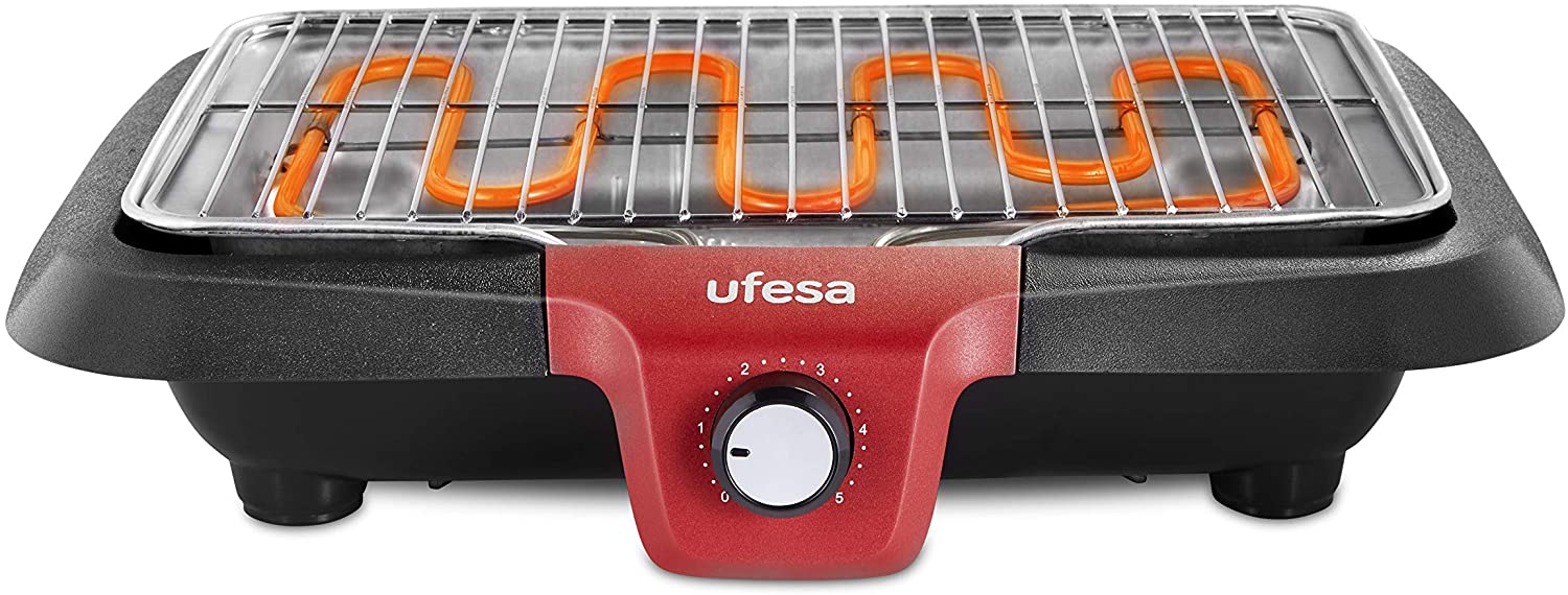 Ufesa BB7640 Electric Barbecue with Smoke Reducing System, Automatic Shut-O