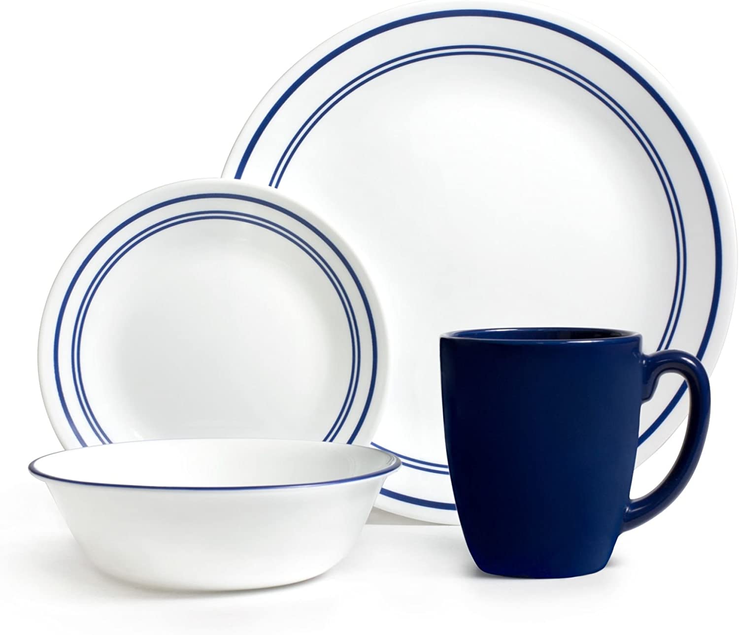 Corelle Classic Cafe Blue 16pc Dinner set