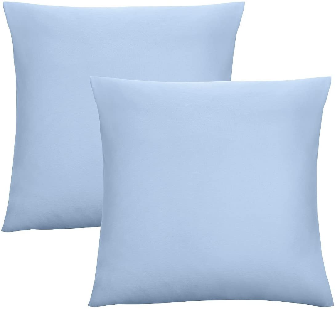 Biberna 0077144 Jersey Pillowcases, 40/40