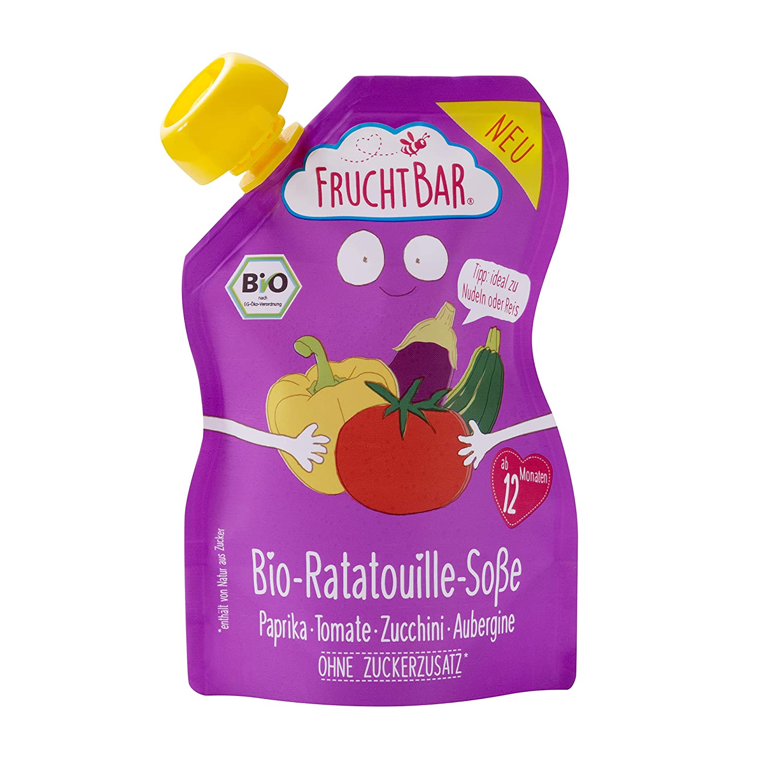 FruchtBar – Bio-Ratatouille-Soße, 6x 190g