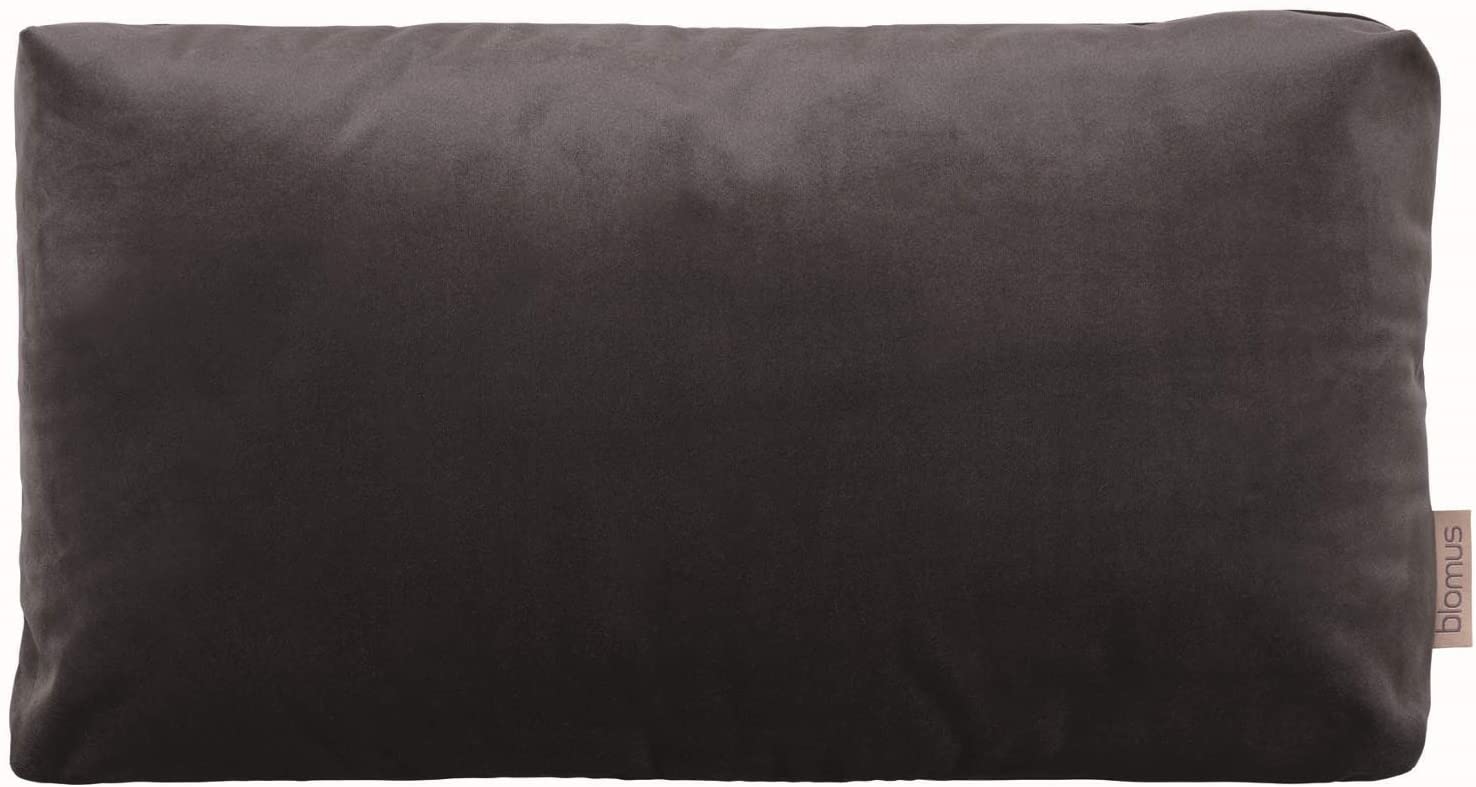 Blomus Velvet 66083 Cushion Cover Velvet Cotton Warm Grey 50 x 30 cm