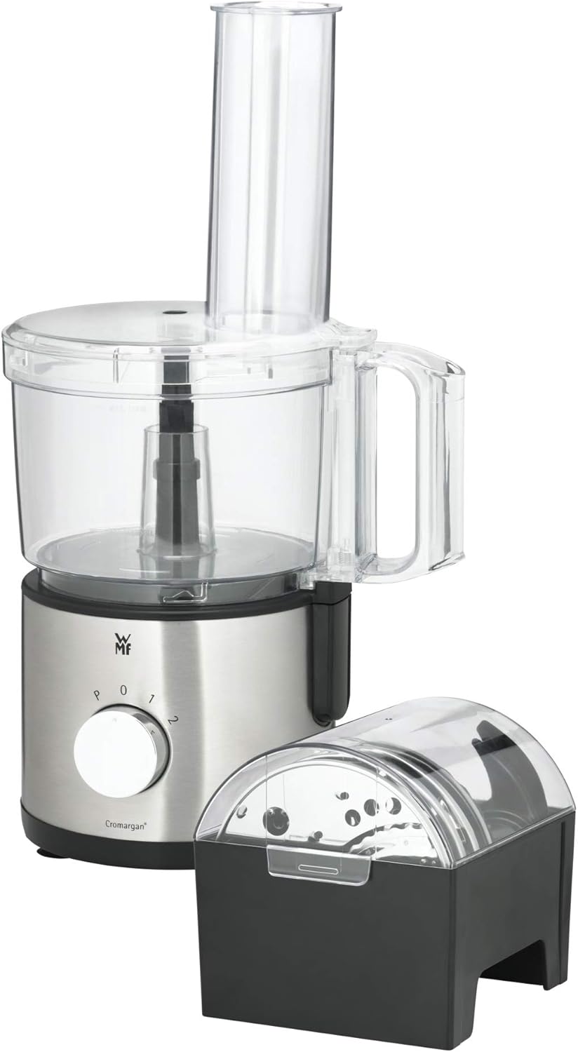 WMF Kult X Edition Food Processor with 5 Accessory Discs, Kneading Knife, Plug, Stainless Steel Knife, Container 2.0 L, 500 W