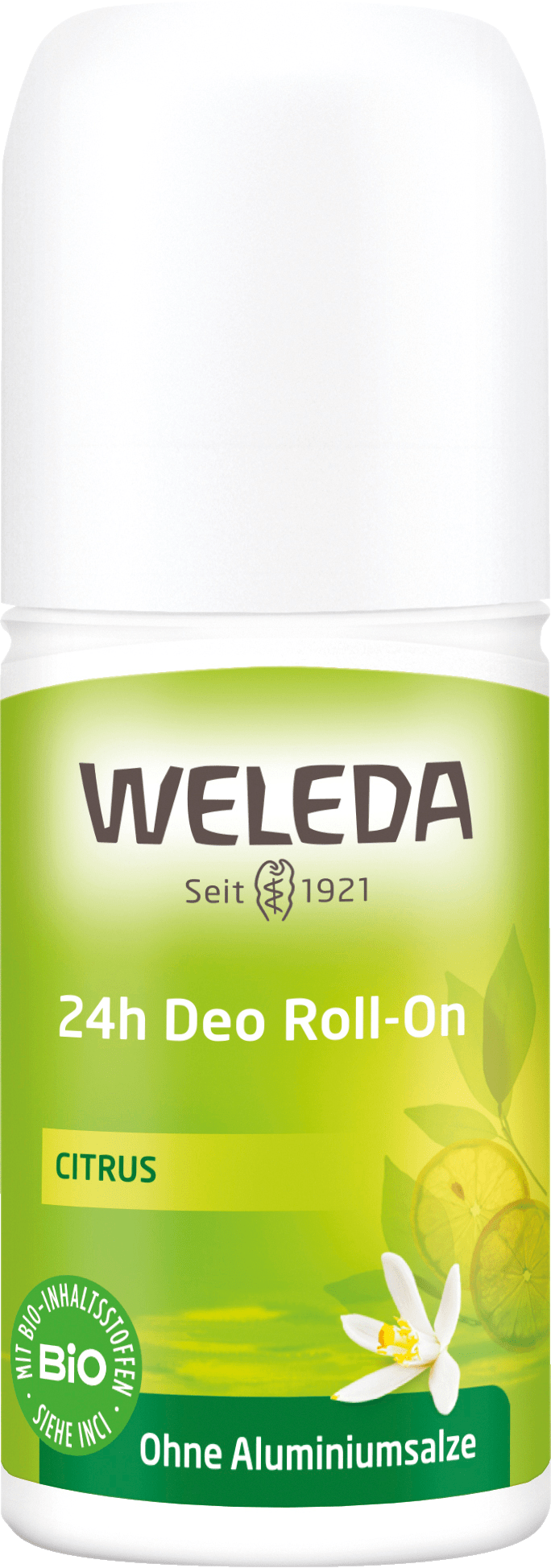 WELEDA Citrus 24H Deodorant Roll-On, 50 Ml