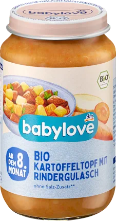 Menu Potatoes with Beef Goulash from 8 months, 220 g
