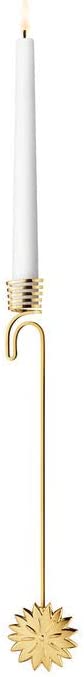 Georg Jensen Christmas Candle Holder Ice Dianthus Gold Zinc Alloy by Sanne Lund Traberg