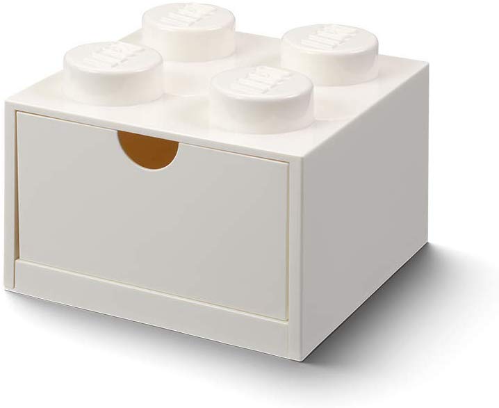Lego Desktop Drawer 4 Buttons White 40201735