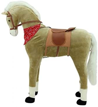 Sweety Toys 9039 Giant XXL Giant Horse Beige/Standing Horse