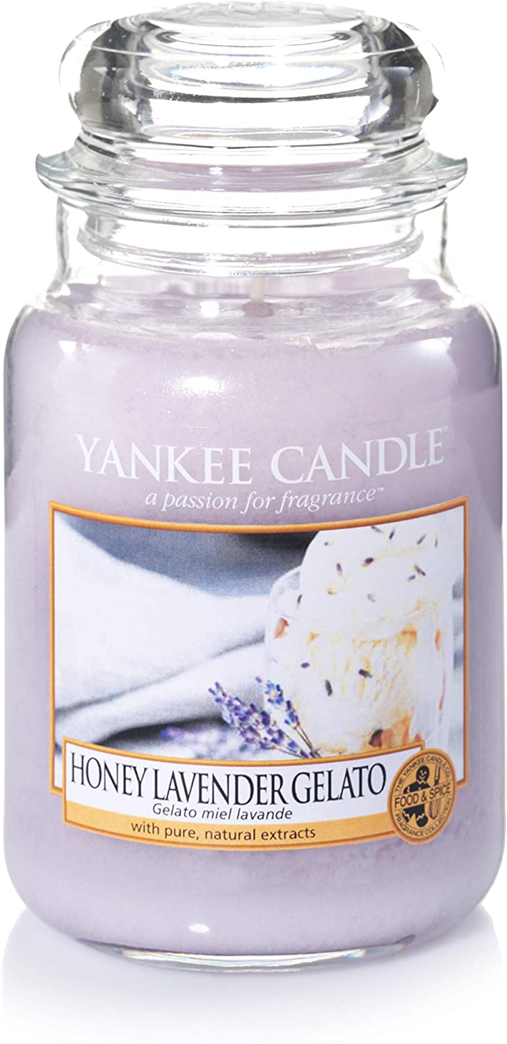 Yankee Candle Large Jar Candle Honey Lavender Gelato Sunday Brunch Collecti
