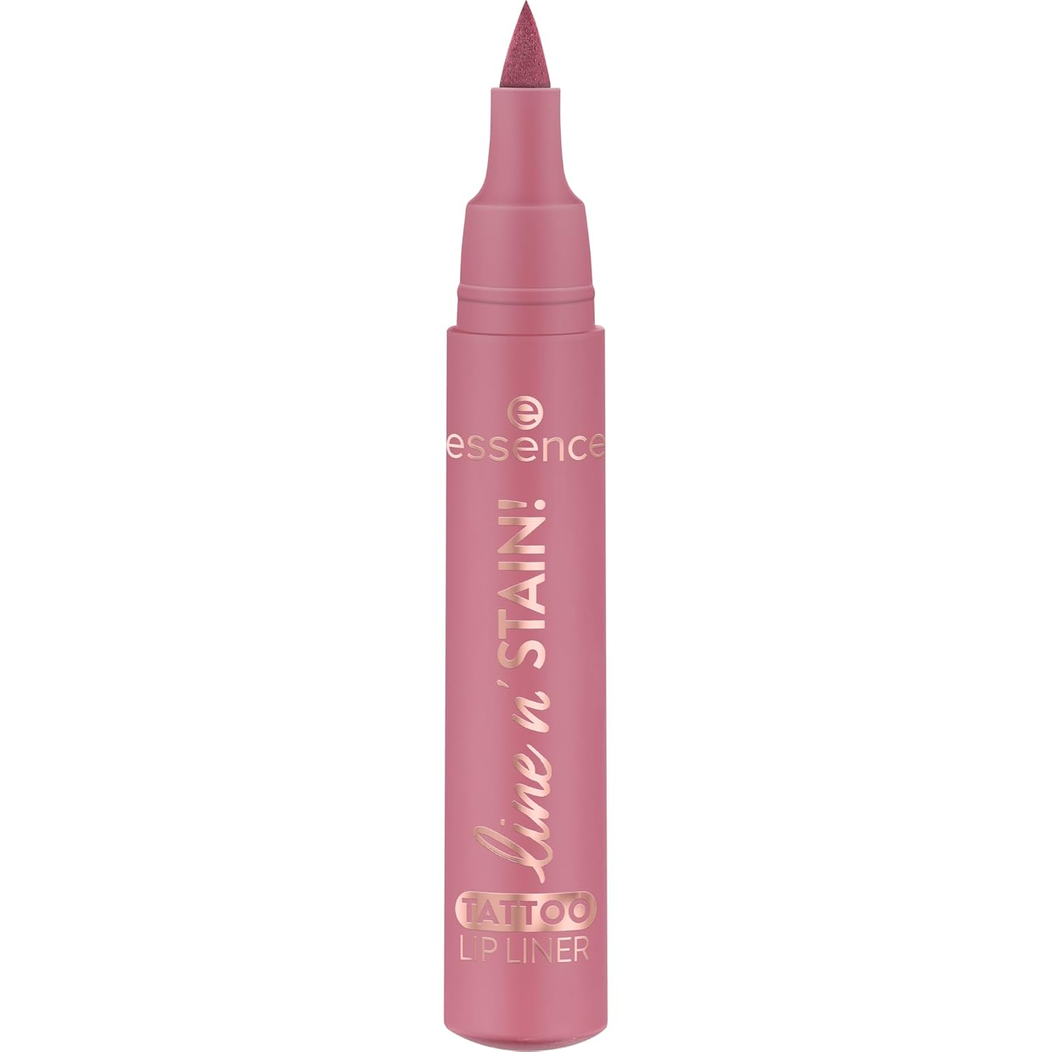 essence line n' STAIN! Tattoo Lip Liner, No. 01, Red, Long-Lasting, Defining, Coloring Effect, Color-Intensive, Vegan, No Perfume, No Alcohol, No Parabens, Pack of 1 (2.5 ml)