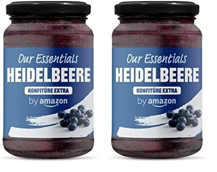 by Amazon Blueberry Jam Extra 450g (Pack of 2)