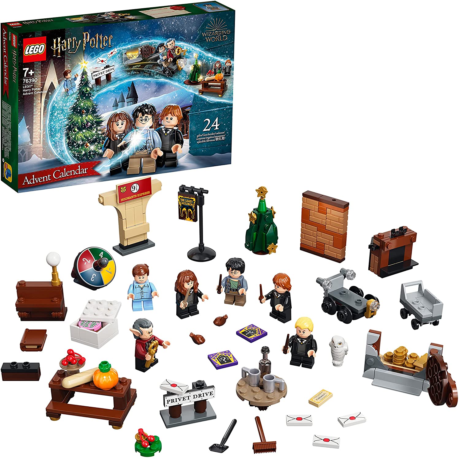 LEGO 76390 Harry Potter Adventskalender 2021, Weihnachtskalender, Kinder ab