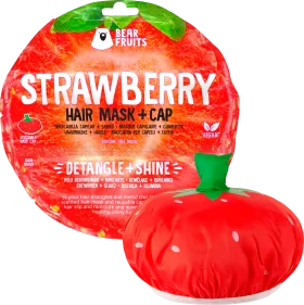 Bear Fruits Hair mask Strawberry Hair mask + cap, 20 ml