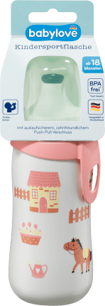 babylove Children's sports bottle Farm 330 ml, 1 pc