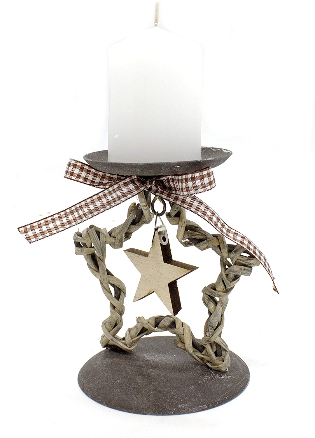 Gallery Of Daro Deko Candle Holder With Star Pendant Brown