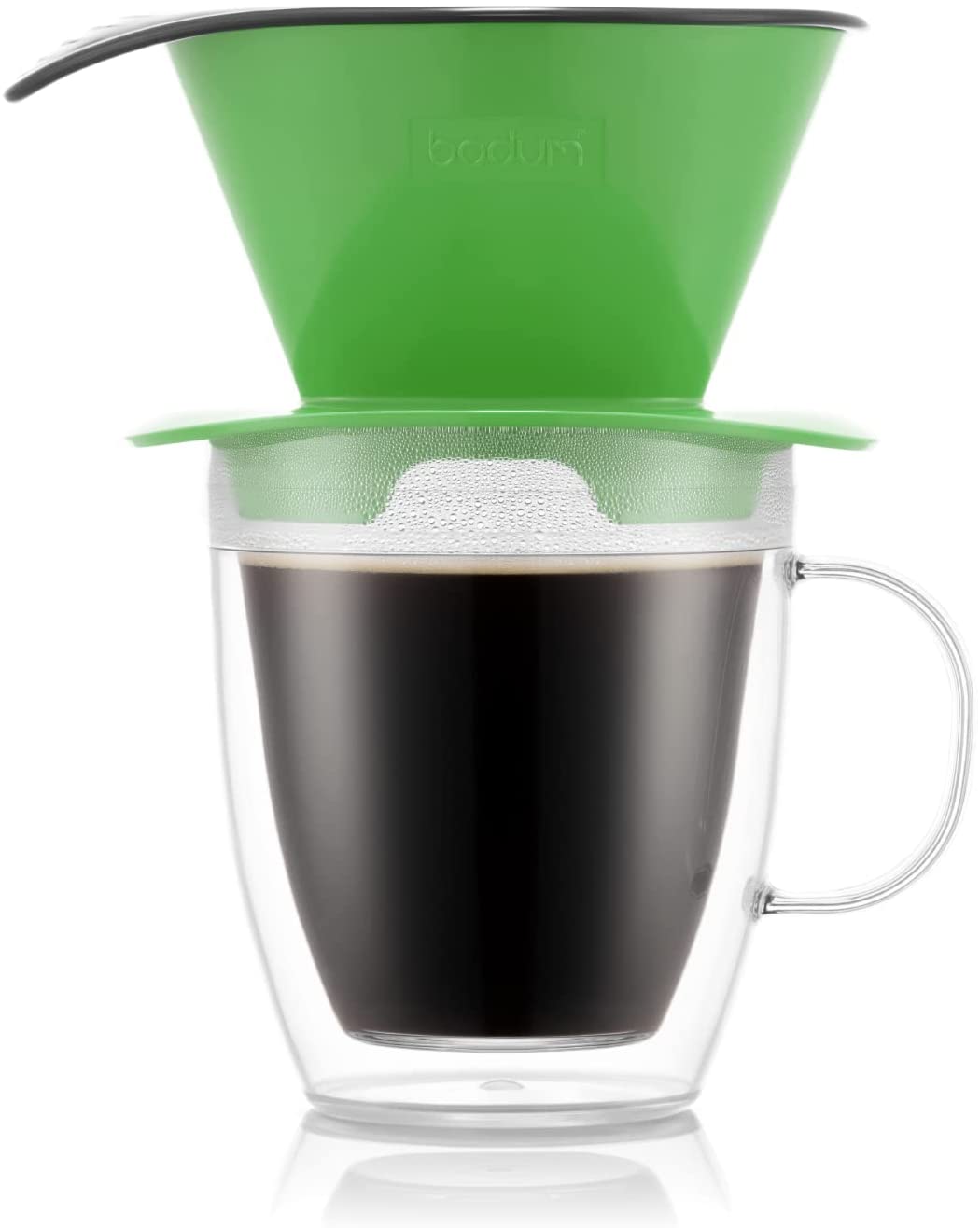 Bodum Pour Over K11872-538SA Coffee Dripper and Double-walled Mug, 0.3