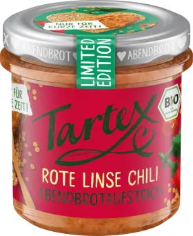 Tartex Red lentil chilli spread, 140 g