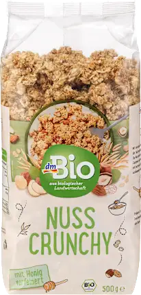 Muesli Crunchy, nut refined with honey, 500 g