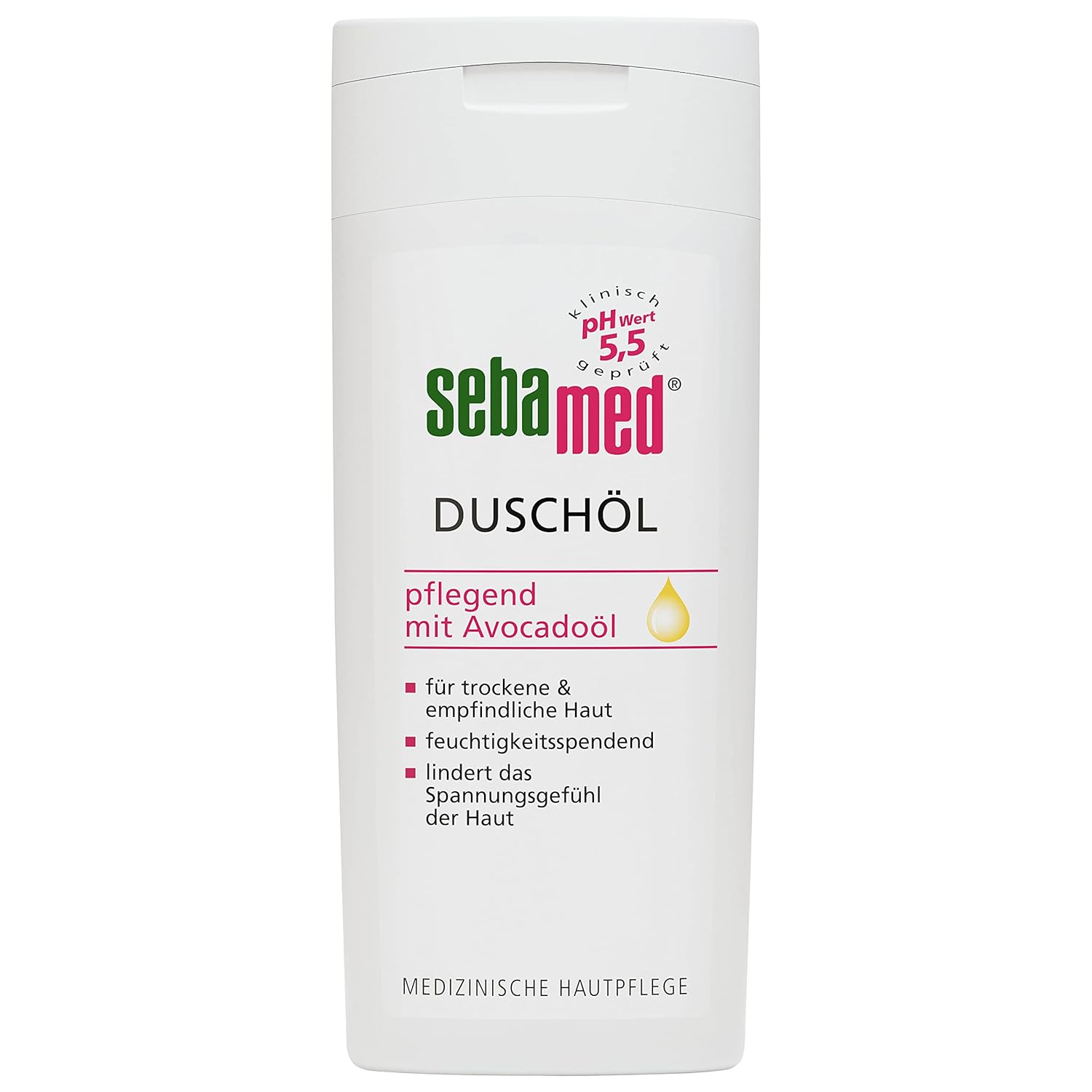 Sebamed Shower Oil, for Gentle and Especially Nourishing Cleansing of Sensitive and Dry Skin, with Over 50% Oil Content*, 200 ml