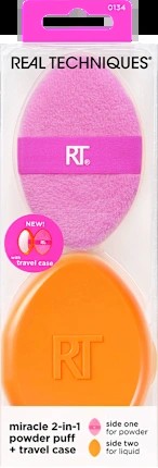 Make-up sponge Miracle 2in1 Powder Puff & Case, 1 pc