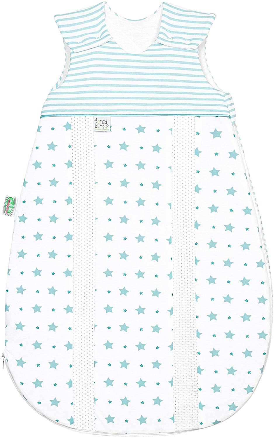 Odenwälder jersey sleeping bag PrimaKlima Stars Soft Mint, 90 cm, mint