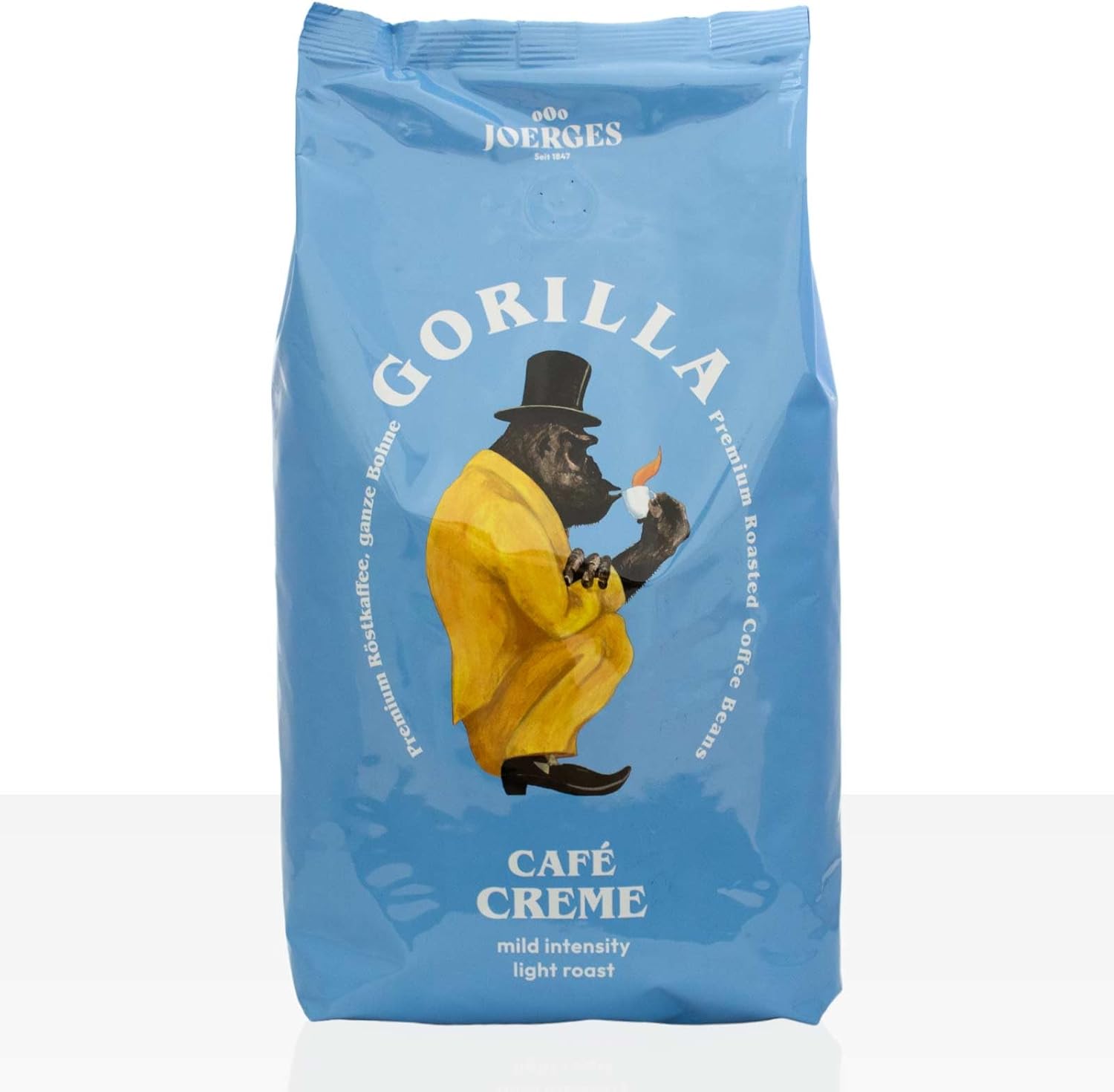 Gorilla Cafe Cream Coffee 12 x 1kg Whole Bean
