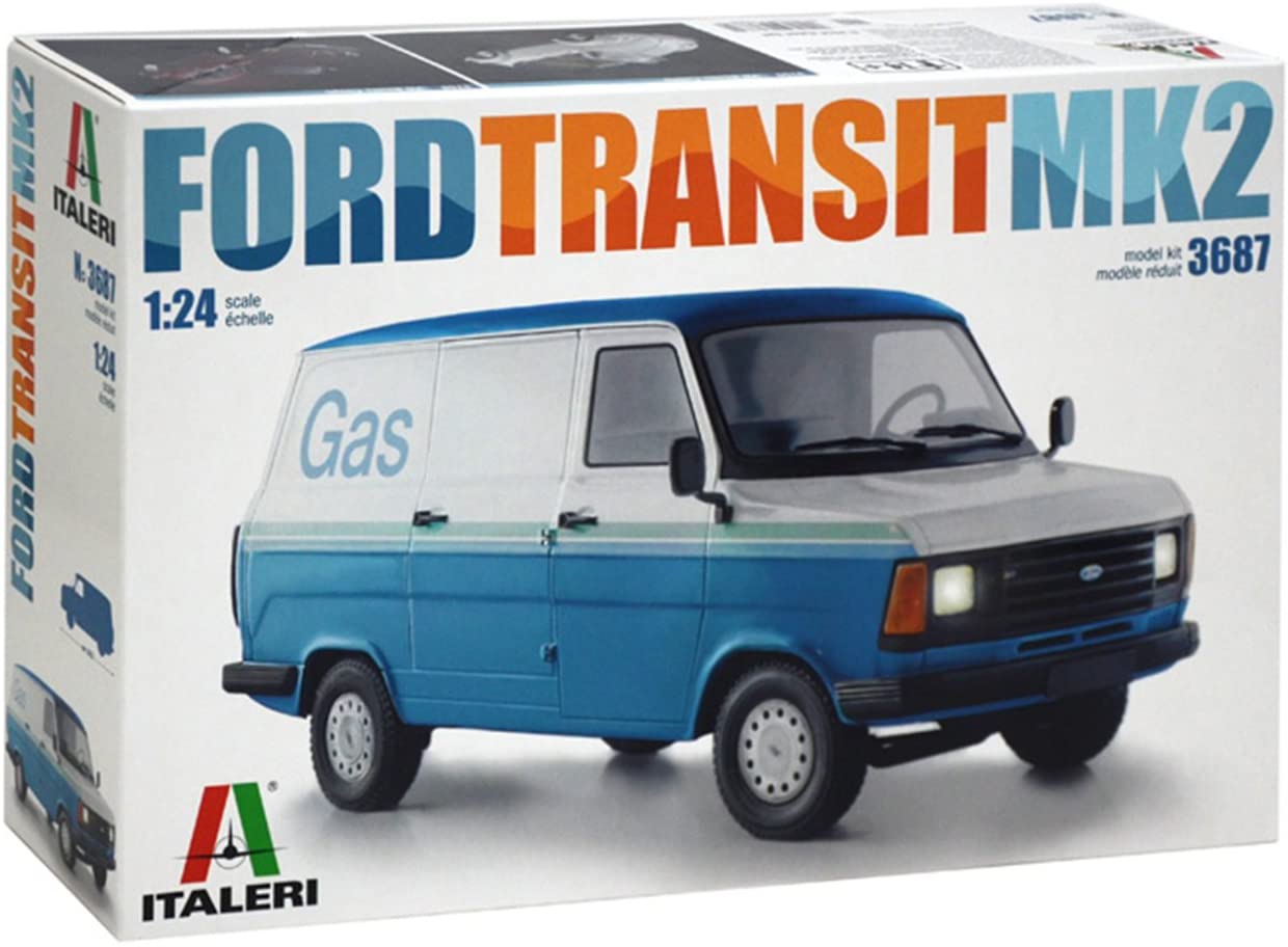 Italeri 3687 Vehicle 1: 24 Scale Ford Transit Mk. Ii
